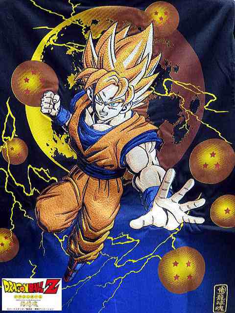 DRAGON BALL Z　X絡繰魂コラボ　孫悟空 超サイヤ人覚醒　長袖Tシャツ　ドラゴンボール