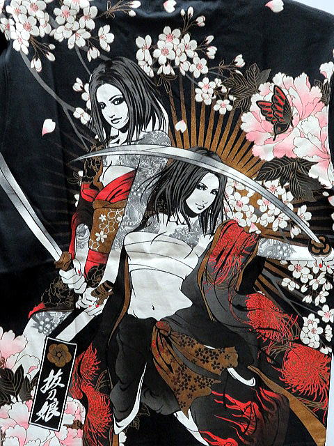 抜刀娘 長袖Tシャツ 抜刀ノ舞 絡繰魂の通販はau PAY マーケット