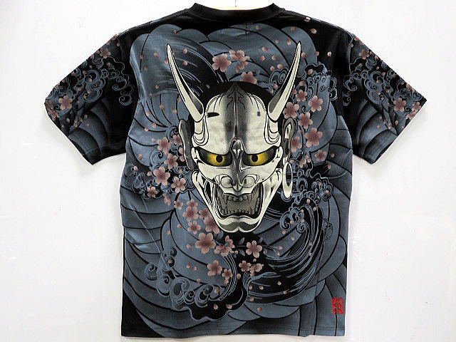 絡繰魂　半袖Tシャツ　般若刺青　カラクリ魂