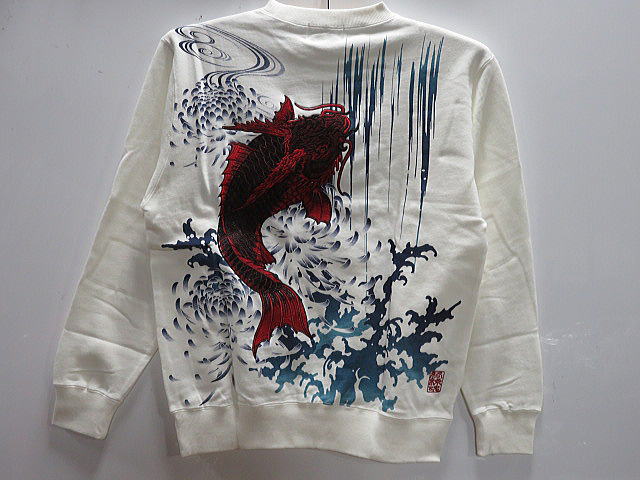 絡繰魂　和柄トレーナー　茜登竜門　カラクリ魂