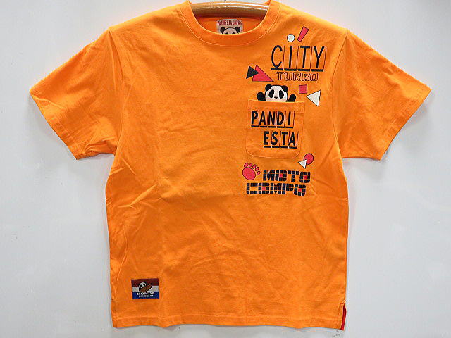 HONDA × PANDIESTA　半袖Tシャツ　CITY&MOTOCOMPO　ホンダ×パンディエスタ