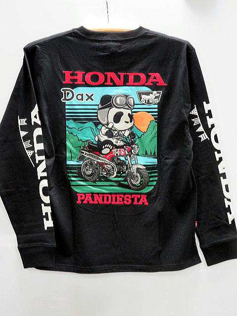 HONDA × PANDIESTA JAPAN　長袖Tシャツ　DAX125　ホンダ ダックス×パンディエスタ