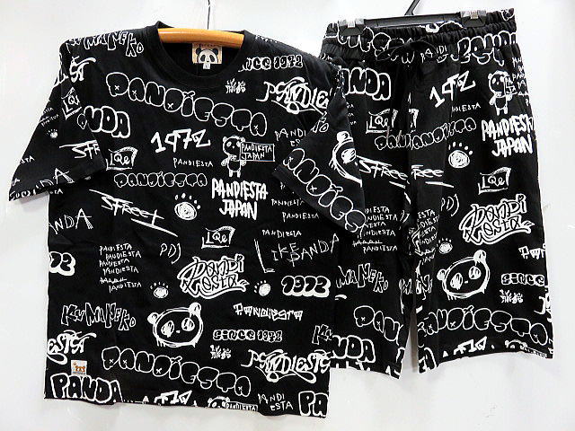 パンディエスタ　半袖上下セット　総柄  PANDIESTA JAPAN