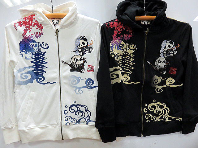 PANDIESTAJAPAN USHIWAKA VS BENKEI フルZIPパーカー パンディエスタ