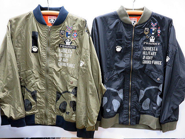 大きいサイズ PANDIESTA JAPAN 熊猫空挺部隊 MA-1 ジャケット パンディ