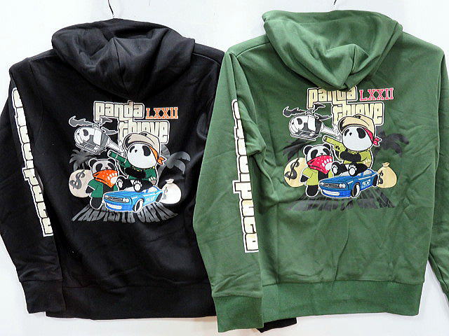 PANDAページ PANDIESTA ROCK STAR PANDA 総柄 オープンシャツ(595320 MENS