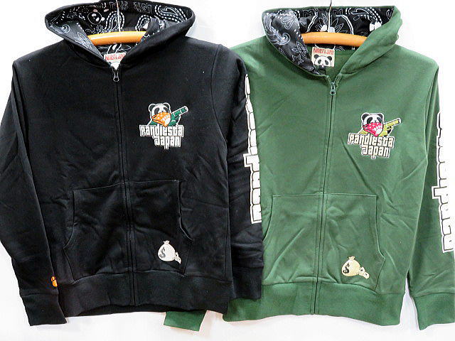 PANDAページ PANDIESTA ROCK STAR PANDA 総柄 オープンシャツ(595320 MENS