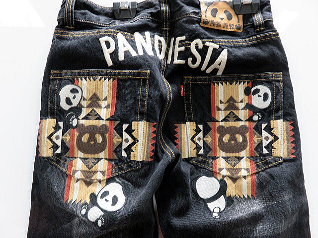 PANDIESTA JAPAN　ネイティブパンダ　デニムパンツ　パンディエスタ