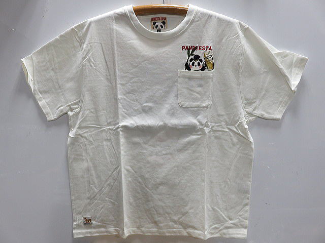 大きいサイズ　PANDIESTA JAPAN　パンダBEER刺繍　半袖Tシャツ　パンディエスタ_2