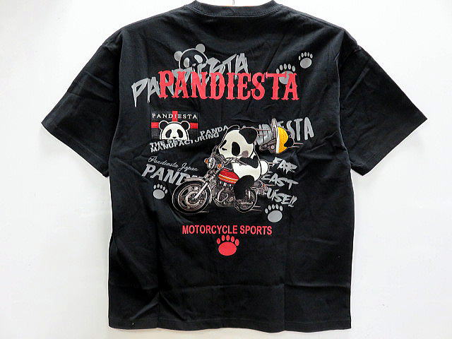 PANDIESTA JAPAN　半袖Tシャツ　ツーリングパンダ　パンディエスタ