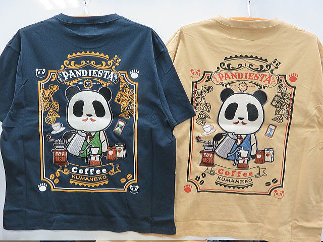 大きいサイズ　PANDIESTA JAPAN　喫茶パンディエスタ　半袖Tシャツ　パンディエスタ