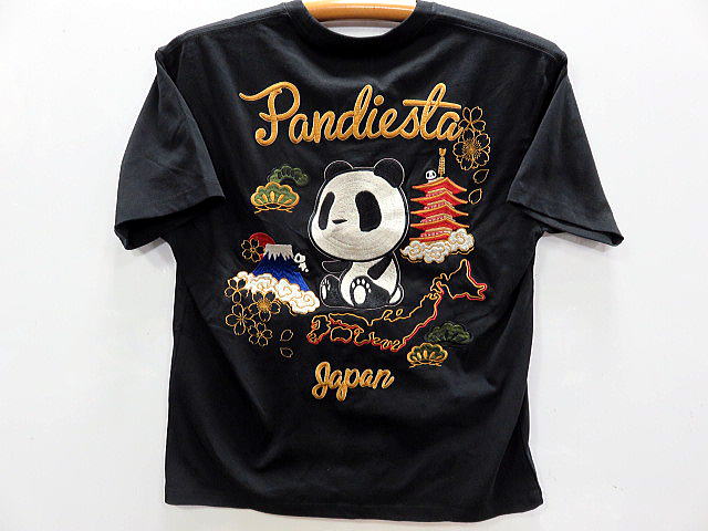 PANDIESTA JAPAN　和風パンダ　半袖Tシャツ　パンディエスタ