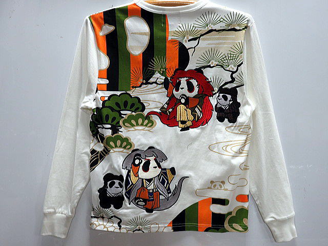 PANDIESTA JAPAN　長袖Tシャツ　熊猫連獅子  パンディエスタ