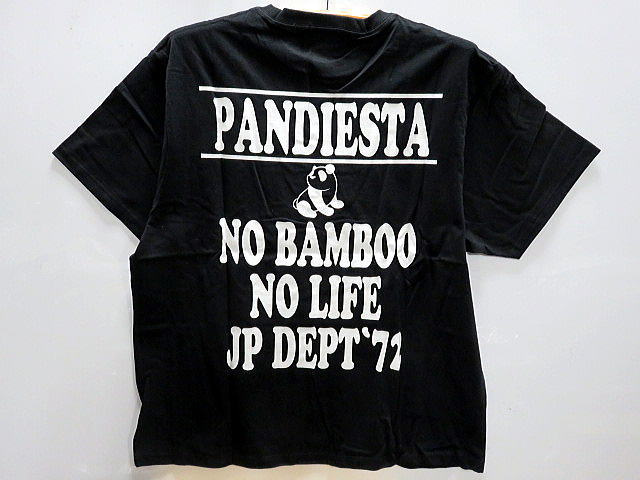 大きいサイズ　PANDIESTA JAPAN　SLEEPINGパンダ刺繍   半袖Tシャツ　パンディエスタ_2