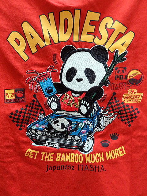 PANDIESTA JAPAN　HOT RODパンダ 半袖Tシャツ　パンディエスタ_2