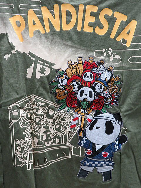 大きいサイズ　PANDIESTA JAPAN　熊猫手　長袖Tシャツ　パンディエスタ_1