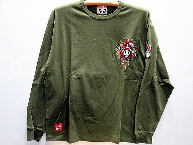 大きいサイズ　PANDIESTA JAPAN　熊猫手　長袖Tシャツ　パンディエスタ_2