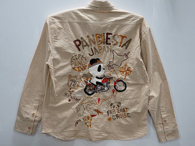 PANDIESTA JAPAN　日本縦断トリップパンダ シャンブレーシャツ　パンディエスタの通販は