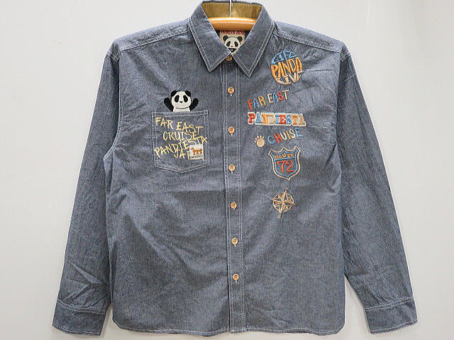 PANDIESTA JAPAN　日本縦断トリップパンダ シャンブレーシャツ　パンディエスタの通販は