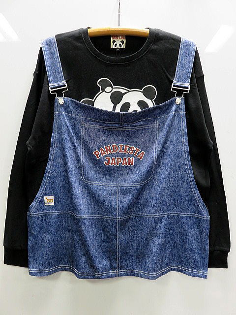 PANDIESTA JAPAN　サロペット風 長袖Tシャツ　パンディエスタ