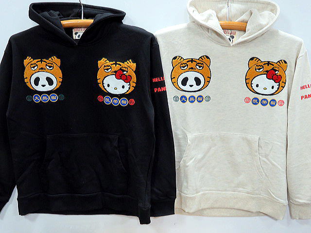 大きいサイズ　Hello Kitty × PANDIESTAJAPAN　トラ着ぐるみプルパーカー　ハローキティ×パンディエスタ_3