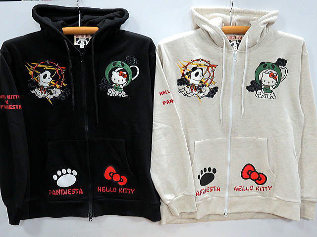 Hello Kitty × PANDIESTAJAPAN　風雷神フルZIPパーカー　ハローキティ×パンディエスタ_2