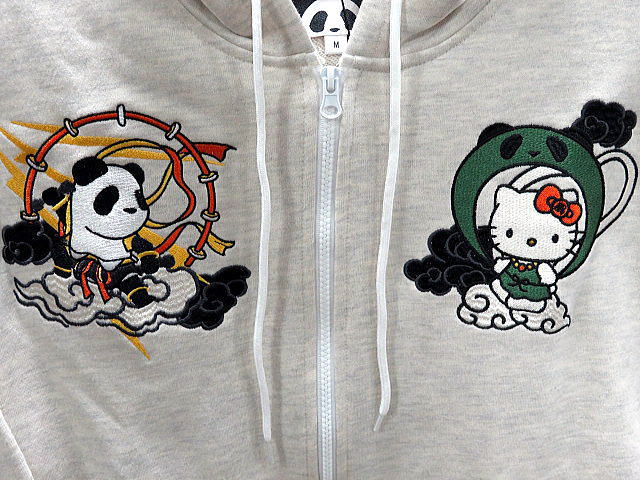 Hello Kitty × PANDIESTAJAPAN　風雷神フルZIPパーカー　ハローキティ×パンディエスタ_3