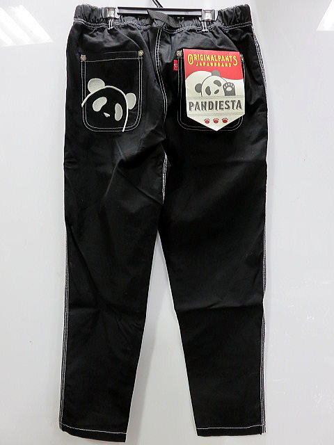 PANDIESTA JAPAN　ストレッチツイルパンツ　パンダ刺繍 パンディエスタ