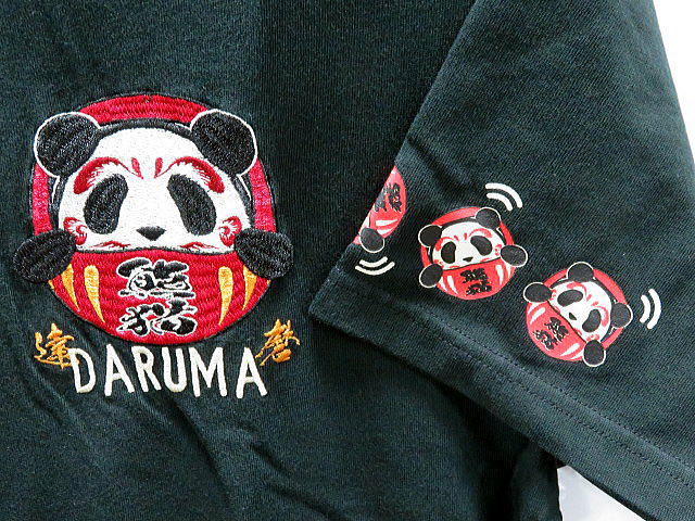 PANDIESTA JAPAN　熊猫大吉ダルマ 半袖Tシャツ　パンディエスタ_3