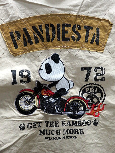 大きいサイズ　PANDIESTA JAPAN　Ride on パンダ　長袖シャツ　パンディエスタ_4