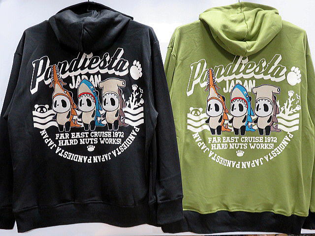 大きいサイズ　PANDIESTA JAPAN　着ぐるみシャークパンダパーカー　パンディエスタ