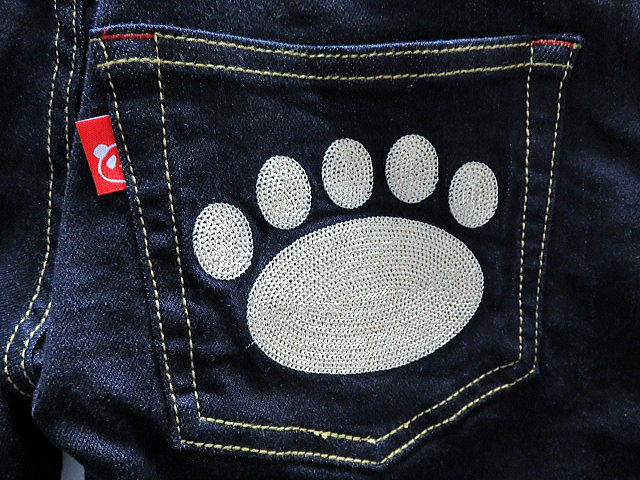 PANDIESTA JAPAN デニムパンツ パンダ刺繍 パンディエスタの通販はau