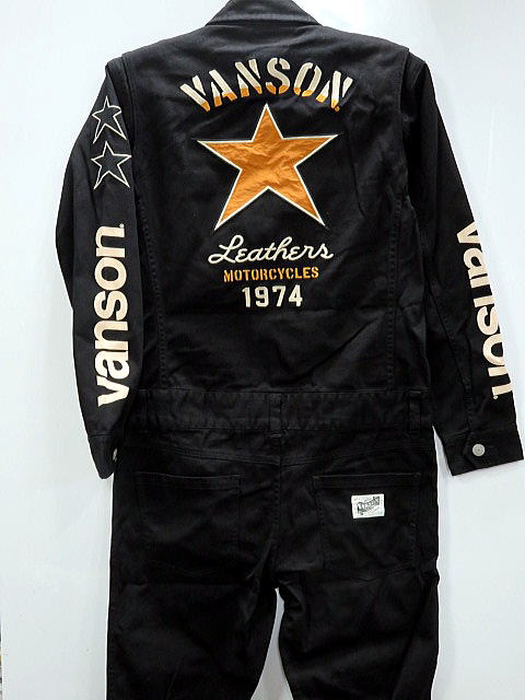 vanson leathers デニムオールインワン つなぎ VANSON