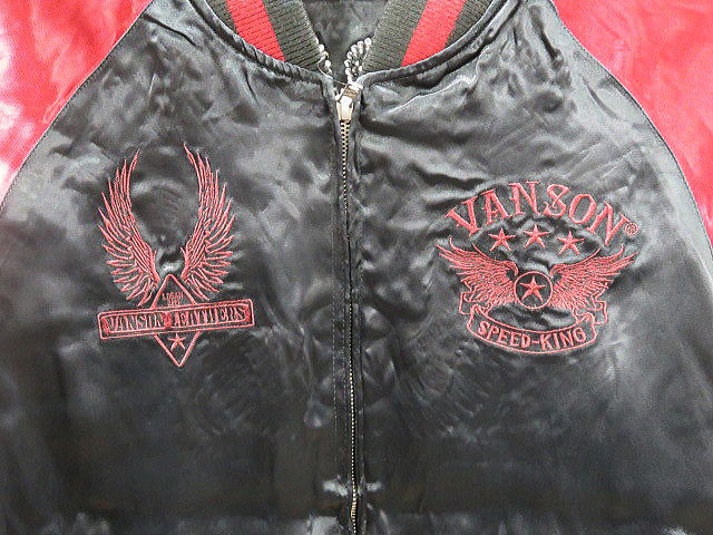 vanson leathers　リバーシブルスカジャン　VANSON_7
