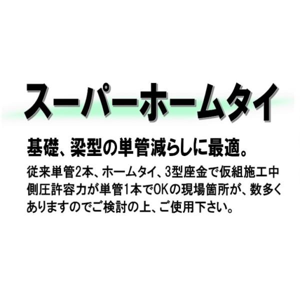 【100個入】スーパーホームタイ シングル フォームタイ 単管 減らし 単管パイプ 仮組施工 型枠大工【当社オリジナル】【送料無料】_1
