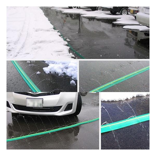 【除雪用品】大研化成工業　家庭用融雪プロテクター 10m 片面穴 除雪 融雪ホース_2