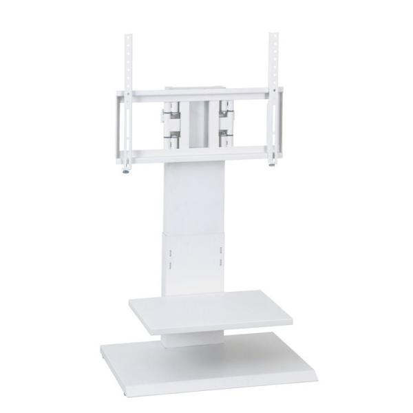 壁掛け風アングルテレビ台 ロータイプ ホワイト クロシオ 組立式【沖縄・離島不可】【訳あり】【在庫処分】の通販は