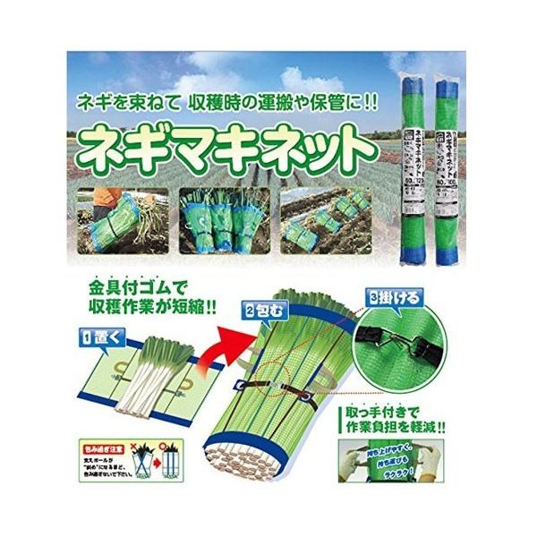 25枚組】ネギマキネット 60×125cm 4mm目合 葱巻き 収穫 運搬