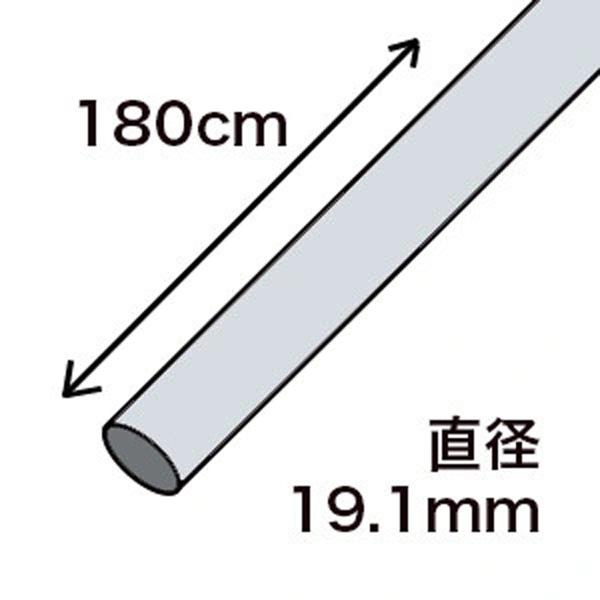 南栄工業 防獣パイプ Φ19.1mm×1.8m（入数 30本）_1