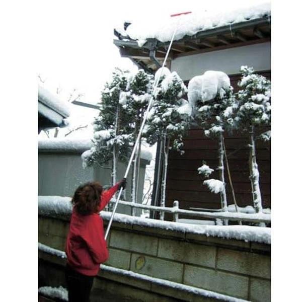 【新潟の除雪用品】コンパル　雪崩・つらら落し(4.4m)　柄アルミ　屋根　雪落とし（2023年）_1