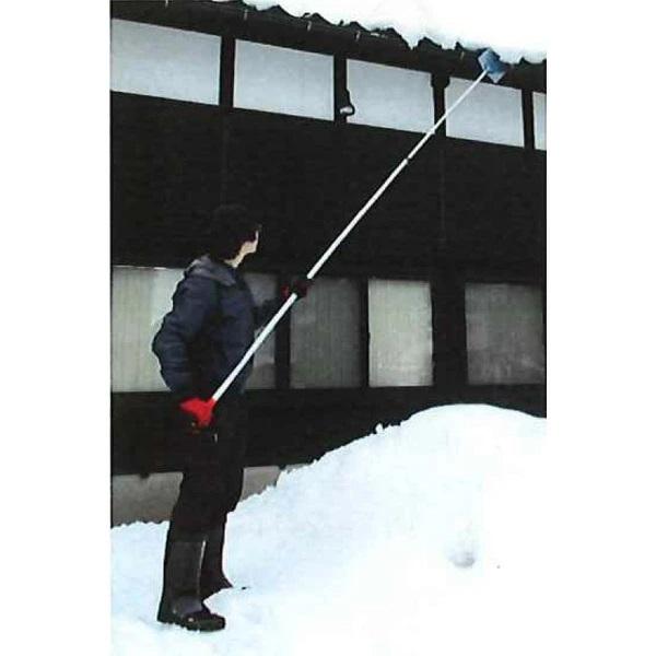 【新潟の除雪用品】コンパル　ざっくり・雪切くん(アルミ330型)　伸縮式　屋根　雪落とし　切り出し_2