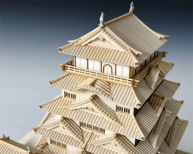 ウッディジョー 木製建築模型 1/150 福山城