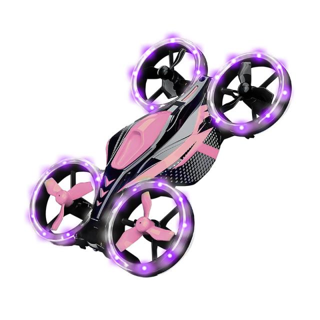 ハイテック フライト＆ドライビング 2-in-1 LEDライトドローン フラッシュ ピンク 5,330円