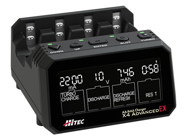 ハイテック 単三・単四Ni-cd、Ni-MH充電池 充電器 放電器 AA/