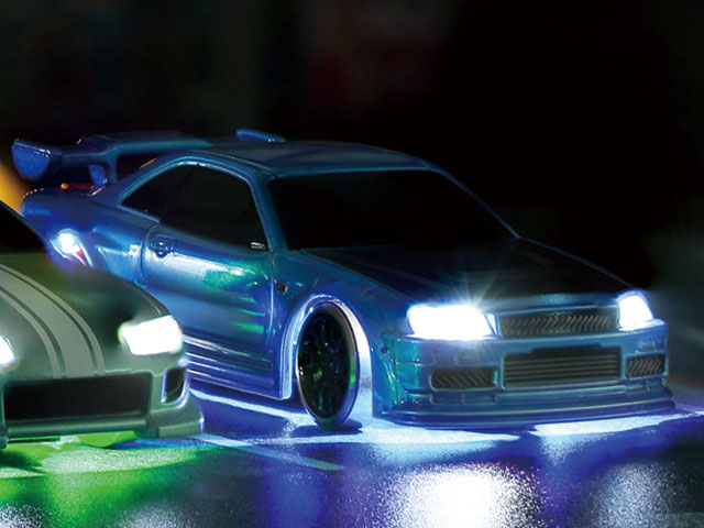 国内正規品ハイテック ターボレーシング ドリフトC64ブルー 1/76 C64 Blue Drift Car［ 1/76スケール C64ブルー ドリフト