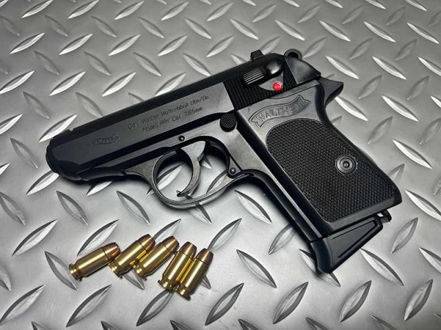WALTHER PPK マットブラックモデルガン Marushin Walther PPK/S Model