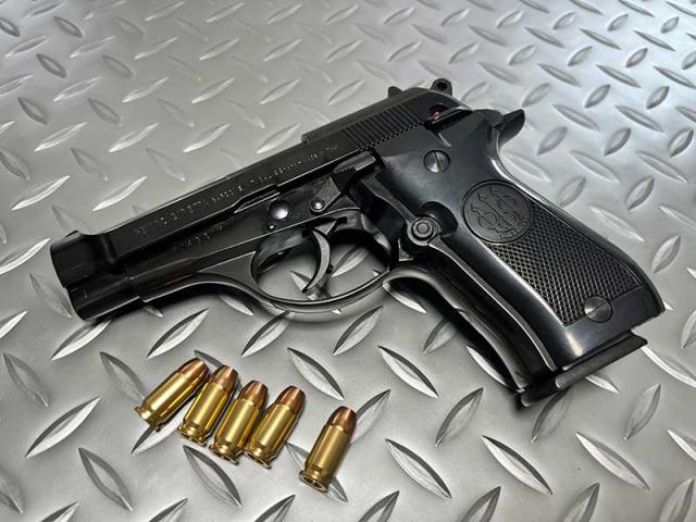 マルシン モデルガン完成品 M84 強化版 WディープブラックABS