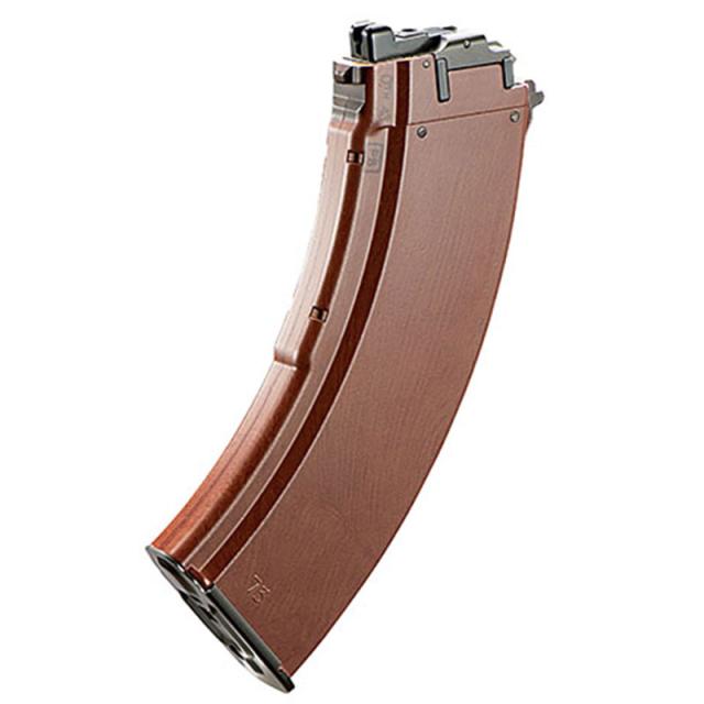 東京マルイ ガスブローバックマシンガン AKシリーズ用 35連ベークライトリアルスキン スペアマガジンの通販は