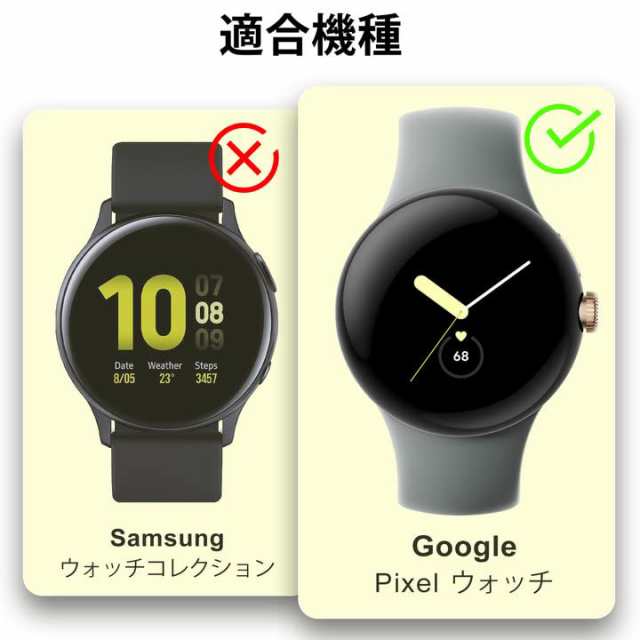 Google Pixel Watch 用 ガラスフィルム 画面保護