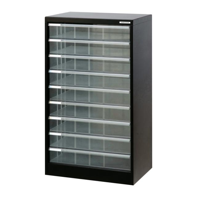 ナカバヤシ　アバンテV2フロアケース A3 ヨコ型 深9段 クロ　A3F-M9ｸﾛ